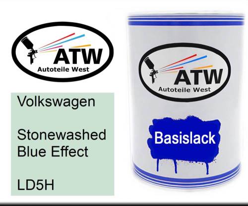 Volkswagen, Stonewashed Blue Effect, LD5H: 500ml Lackdose, von ATW Autoteile West.